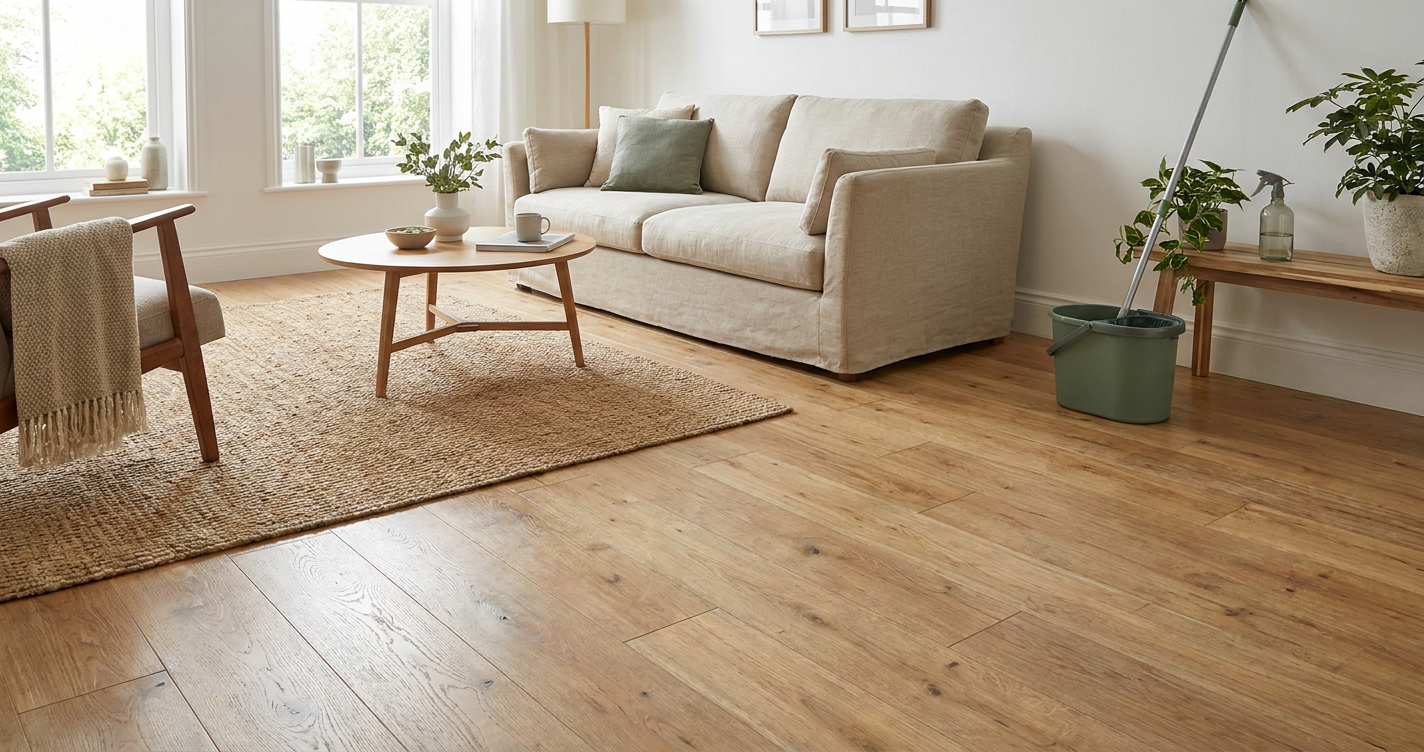 Beste schoonmaakmiddel voor vloeren: PVC, laminaat en hout - Domoba.nl