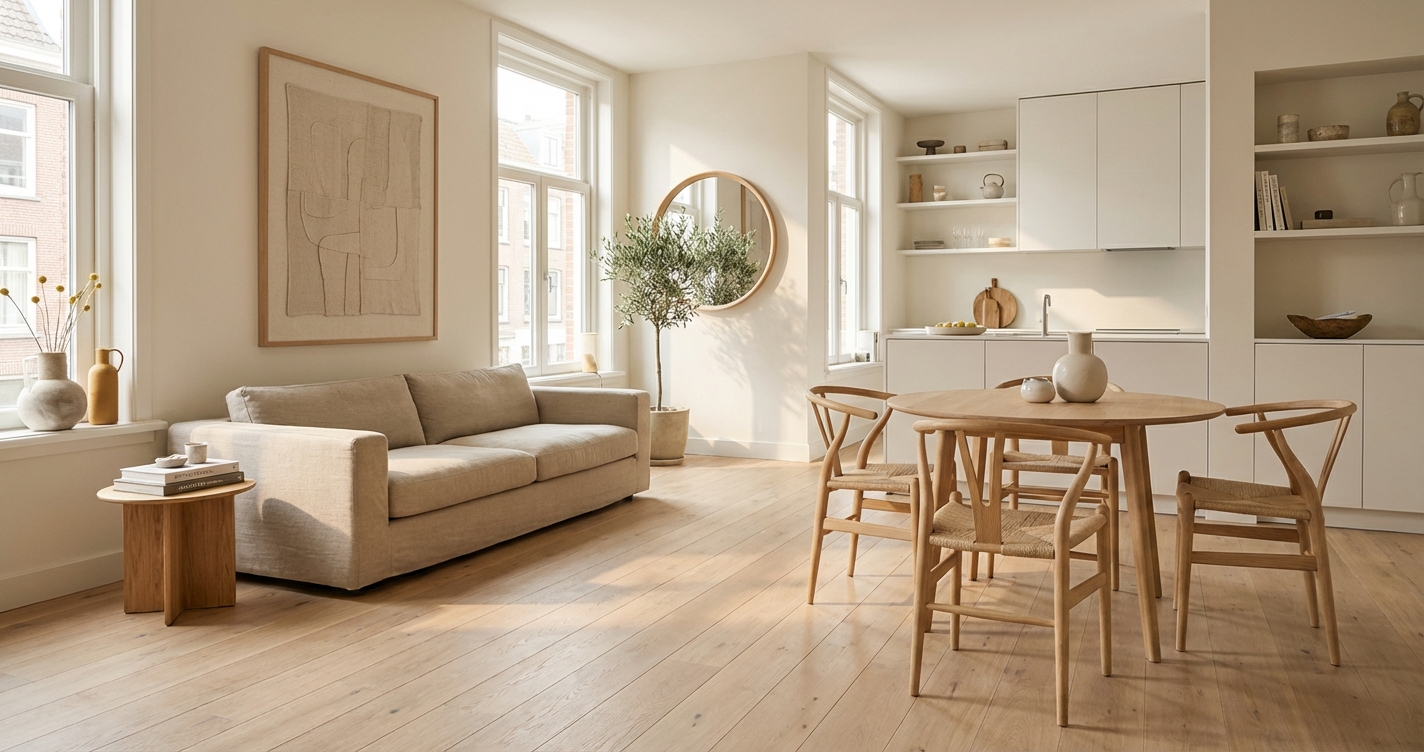 Houten vloer in modern interieur: 10 combinaties die werken - Domoba.nl