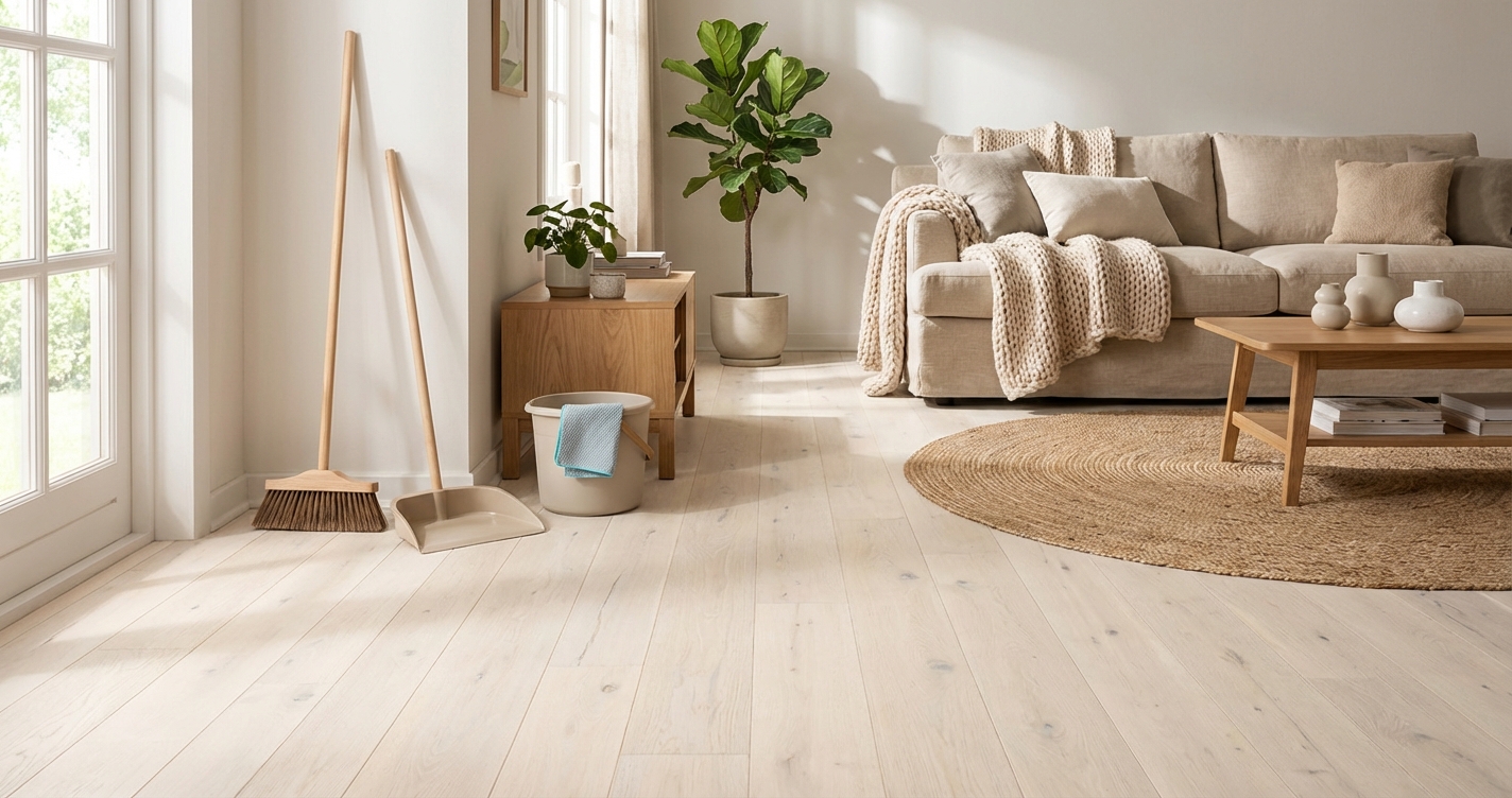 Laminaat schoonmaken: de complete gids (streeploos, zonder schade) - Domoba.nl