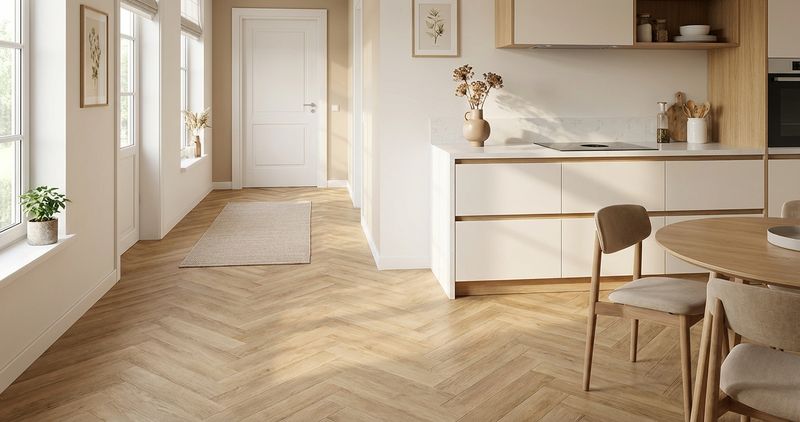 PVC in tegellook: stijlvolle optie voor keuken en hal - Domoba.nl