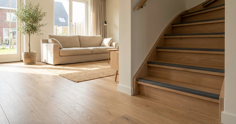 Neusprofielen en antislip: zo maak je een trap veilig - Domoba.nl